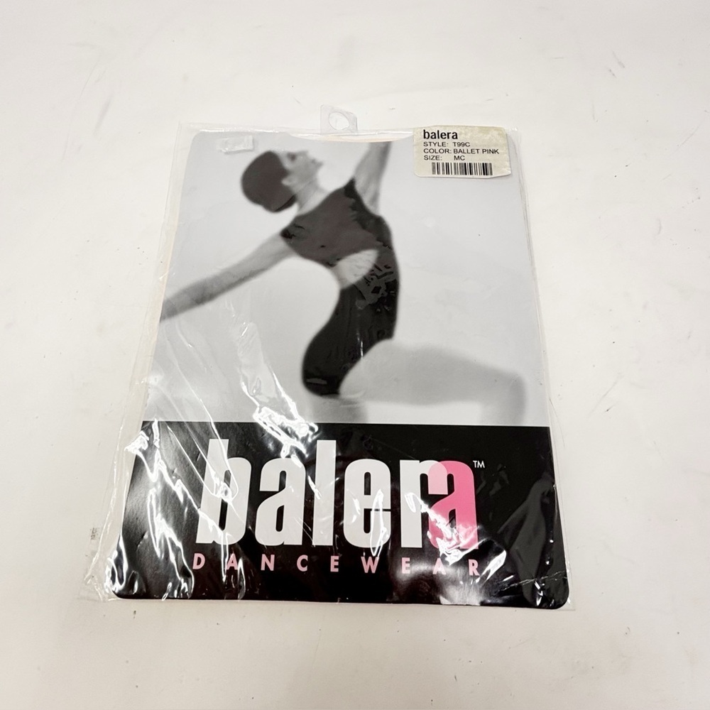 New BALERA Dancewear T99C Footed Tights Ballet Pink Child Size Medium Child